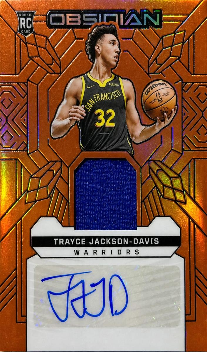 2023 Panini Obsidian Basketball Electric Etch Orange Flood Trayce Jackson-Davis #231