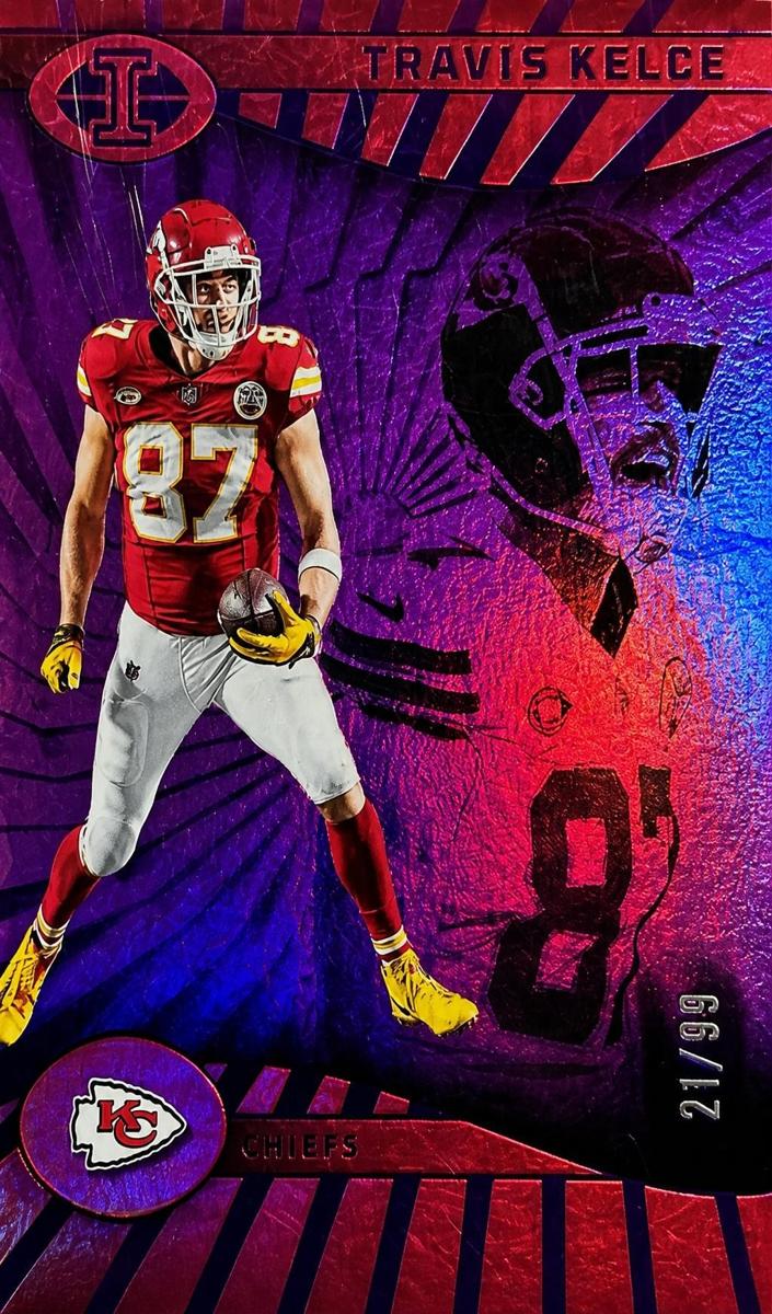 2024 Panini Illusions Football Purple Trophy Collection Travis Kelce #43