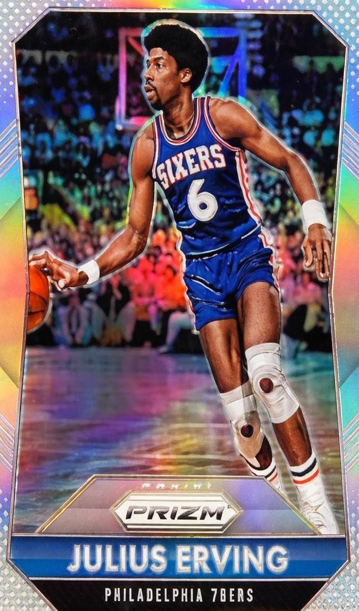 2015 Panini Prizm Basketball Silver Julius Erving #288 PSA 9