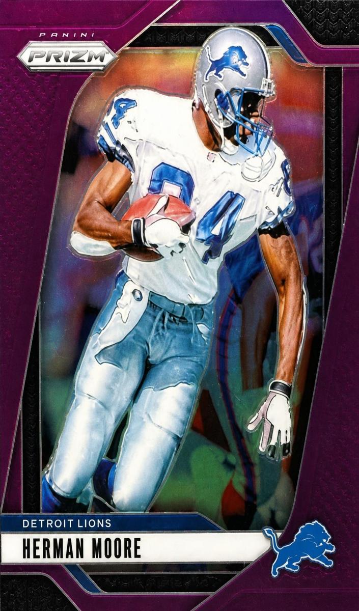 2024 Panini Prizm Football Purple Herman Moore #100