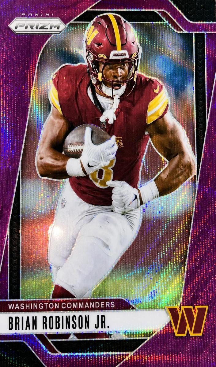 2024 Panini Prizm Football Purple Wave Brian Robinson Jr. #288