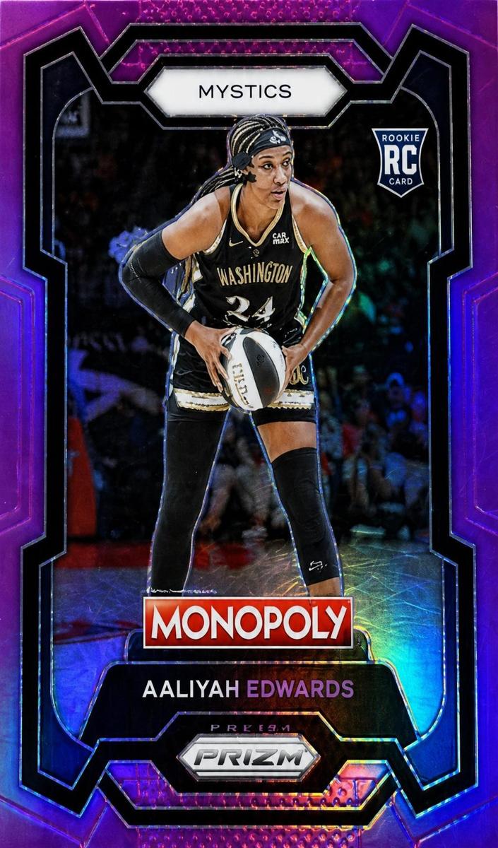 2024 Panini Prizm Monopoly WNBA Basketball Pink Aaliyah Edwards #13