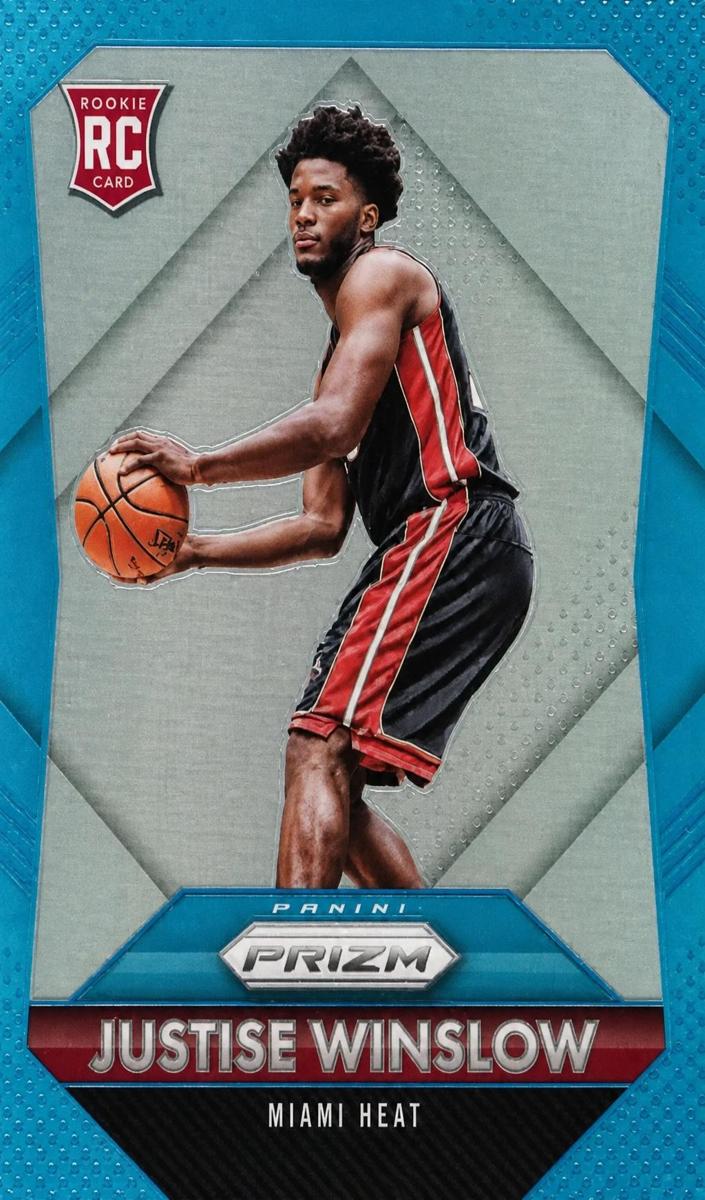 2015 Panini Prizm Basketball Light Blue Prizms Justise Winslow #336