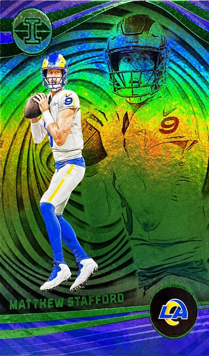 2023 Panini Illusions Football Trophy Collection Emerald Matthew Stafford #67