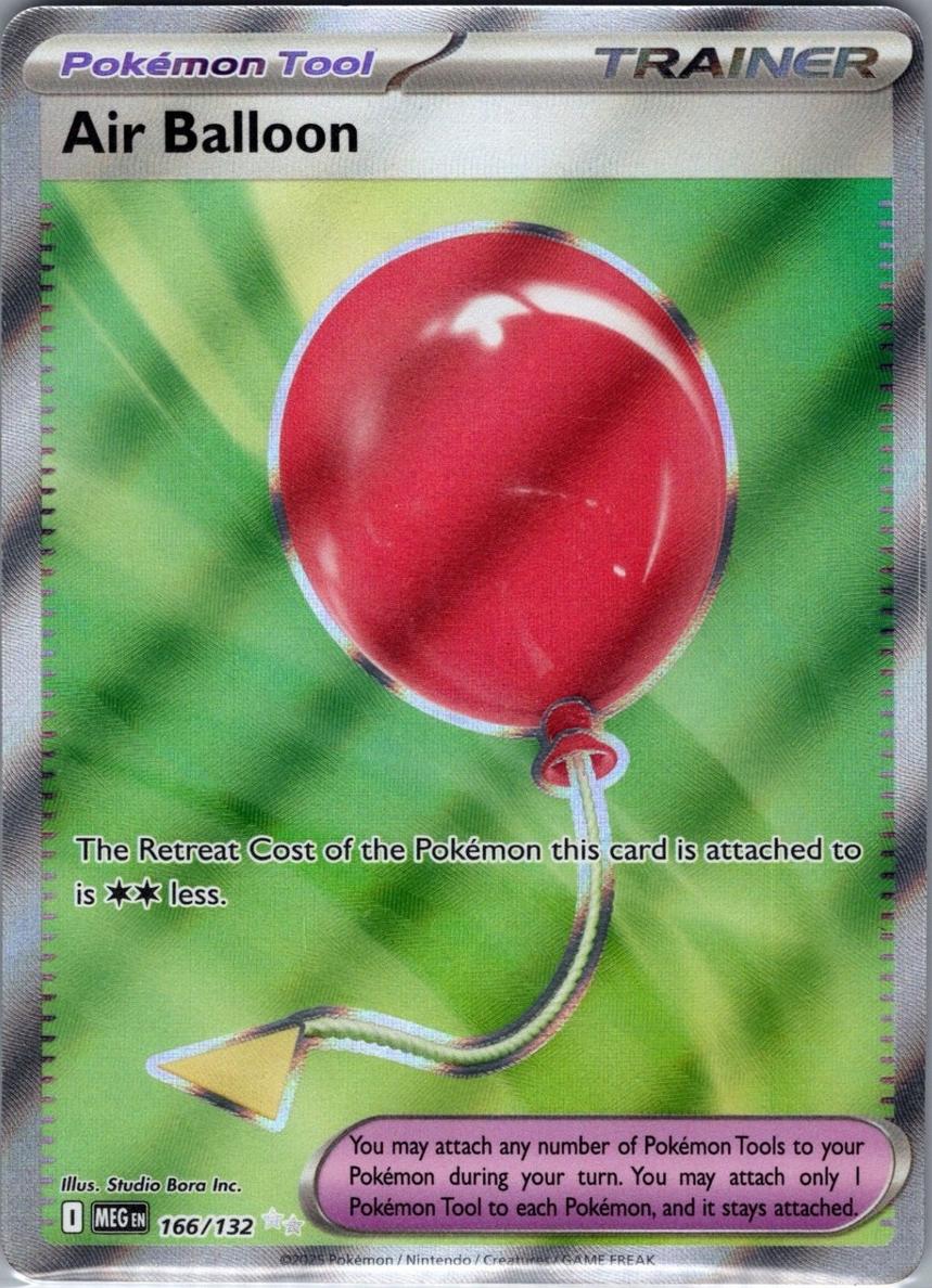 2025 Pokemon Mega Evolution Air Balloon #166 PSA 9