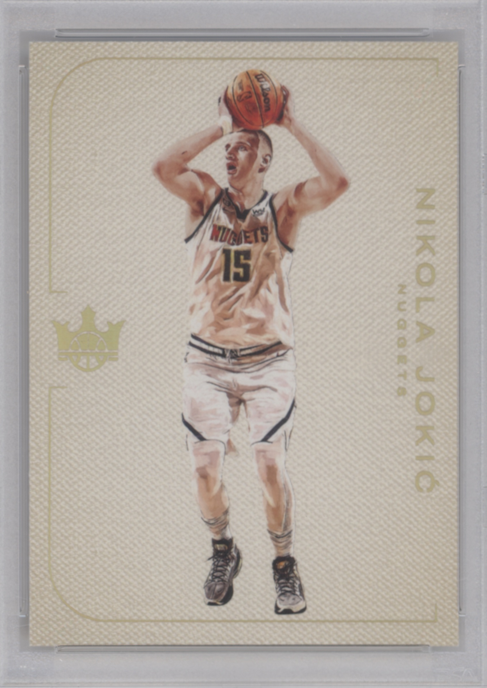 2022 Panini Court Kings Basketball Nikola Jokic #14 PSA 9