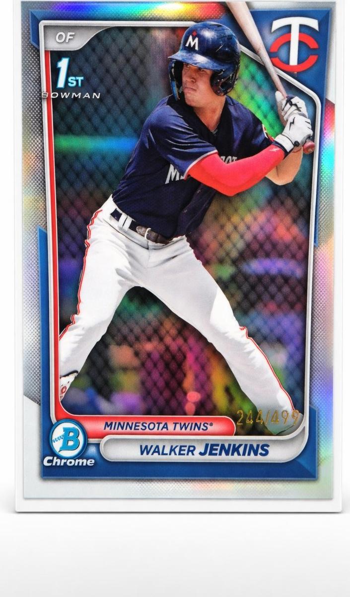2024 Bowman Chrome Prospects Baseball Refractor Walker Jenkins #BCP-43 PSA 10