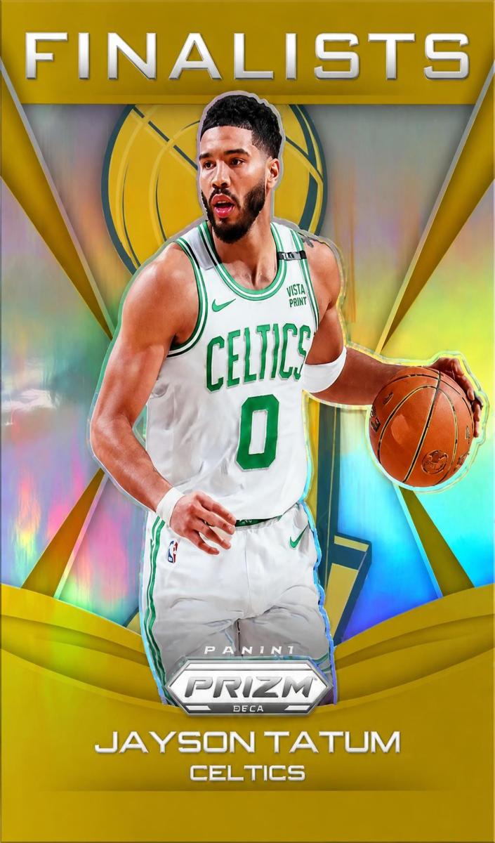 2024 Panini Prizm Deca Basketball Gold Jayson Tatum #9