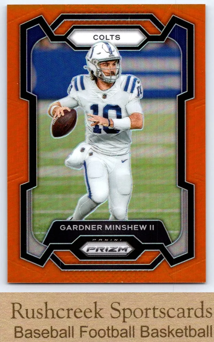 2023 Panini Prizm Football Orange Gardner Minshew II #126