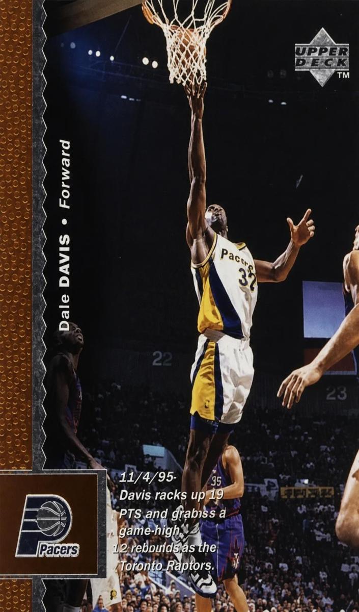 1996 Upper Deck Basketball Dale Davis #49