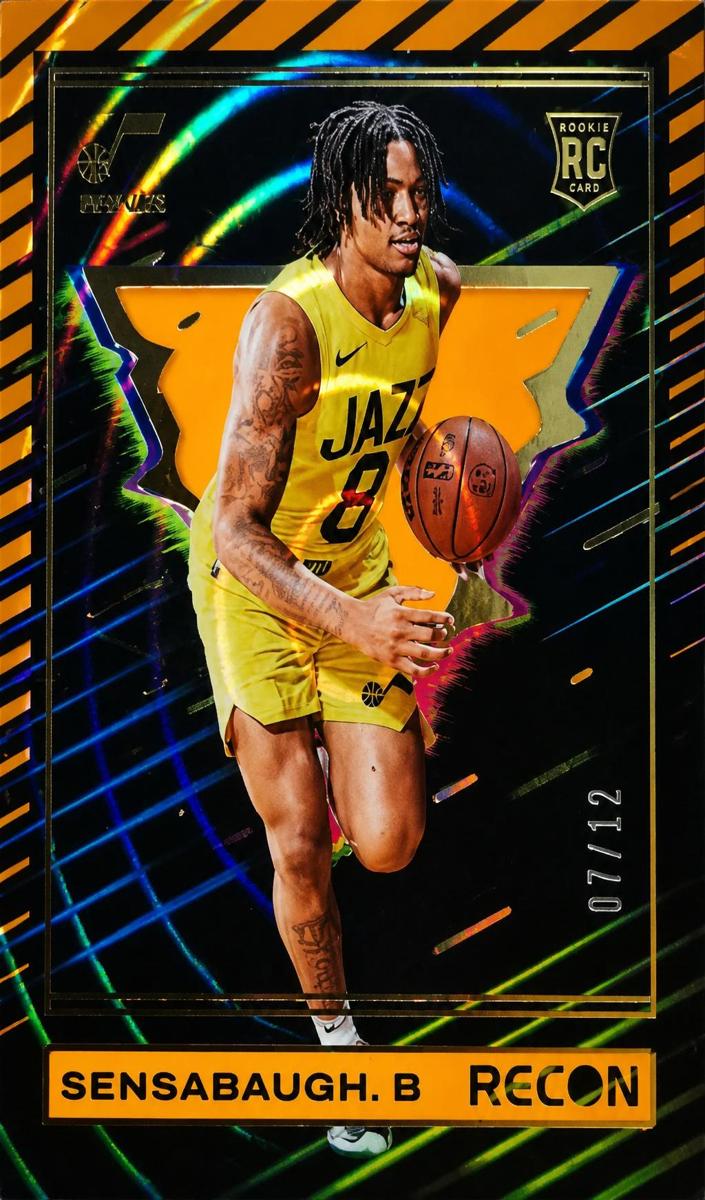 2023 Panini Recon Basketball Holo Orange FOTL Brice Sensabaugh #235