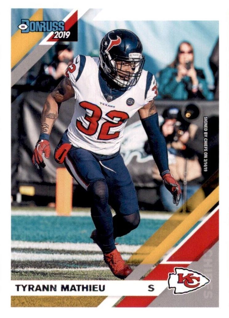 2019 Panini Donruss Football Tyrann Mathieu #112
