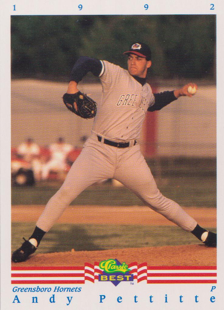 1992 Classic Best Baseball Andy Pettitte #286