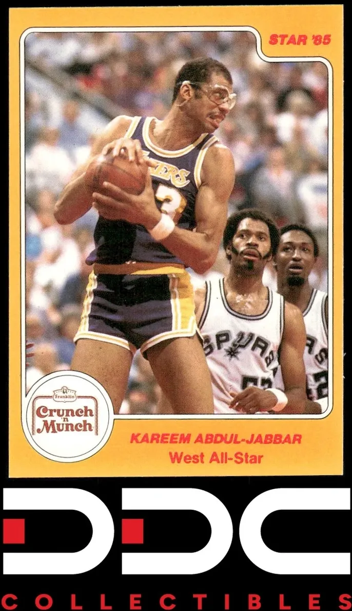 1985 Star Basketball Kareem Abdul-Jabbar #7 BGS 9