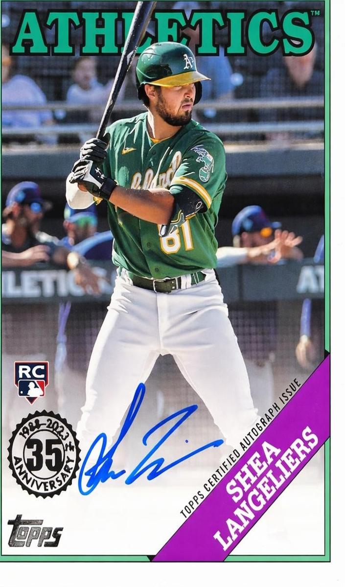 2023 Topps Baseball Shea Langeliers #88BA-SL SGC 9
