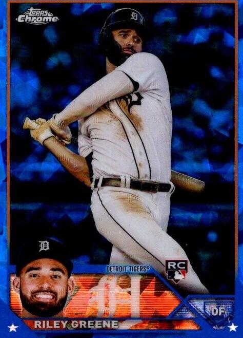 2023 Topps Chrome Sapphire Edition Baseball Riley Greene #31 PSA 10