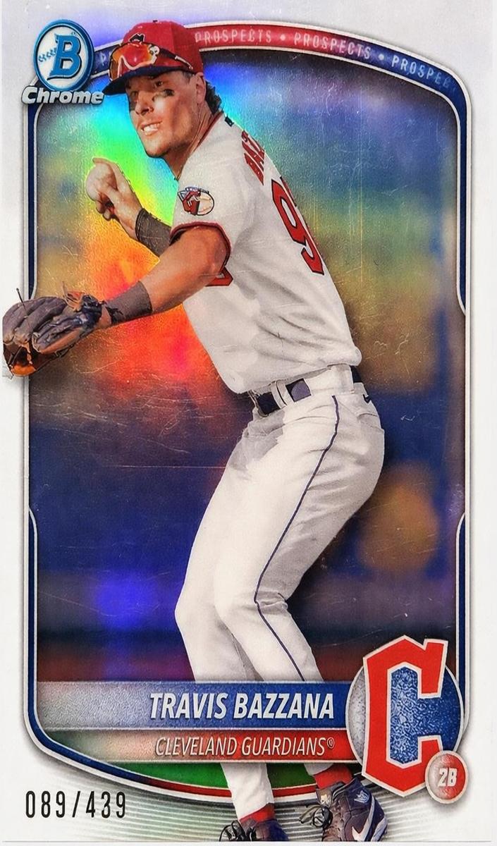 2025 Bowman Chrome Prospects Baseball Refractor Travis Bazzana #BCP-131