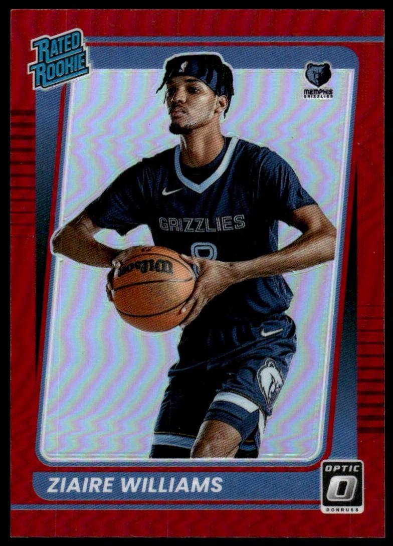 2021 Donruss Optic Basketball Red Ziaire Williams #198 PSA 10