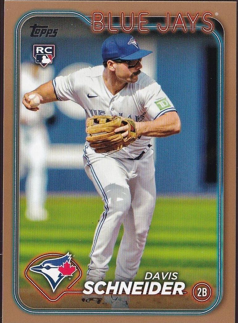 2024 Topps Baseball Gold Davis Schneider #189