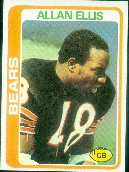 1978 Topps Football Allan Ellis #132