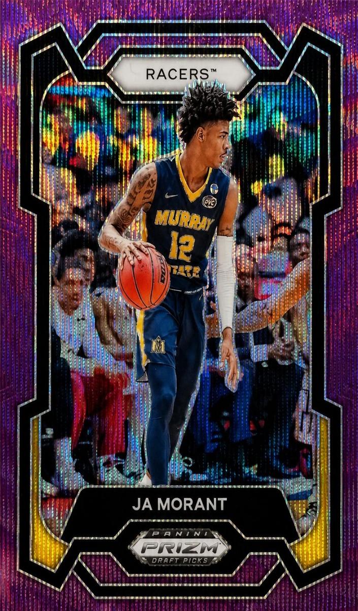 2024 Panini Prizm Draft Picks Basketball Purple Wave Ja Morant #29