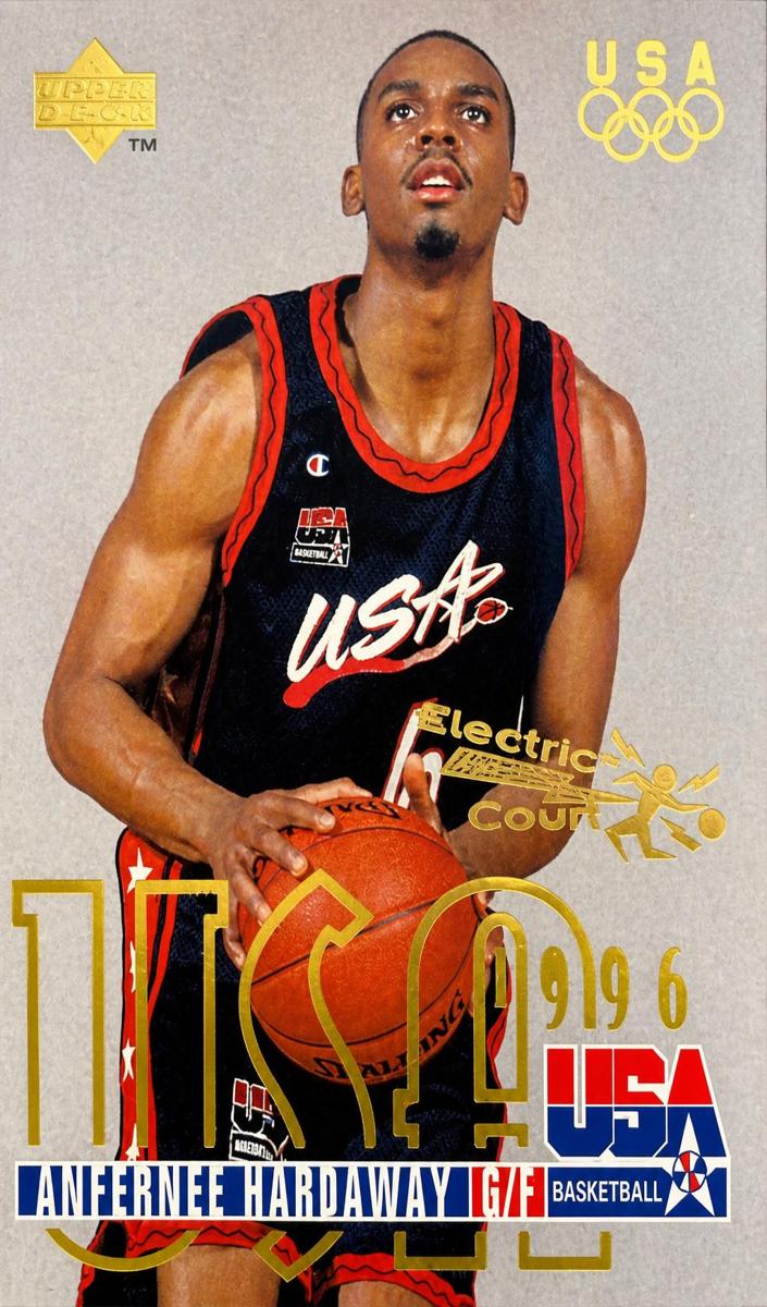 1995 Upper Deck Basketball Electric Court Gold Anfernee Hardaway #316 PSA 10