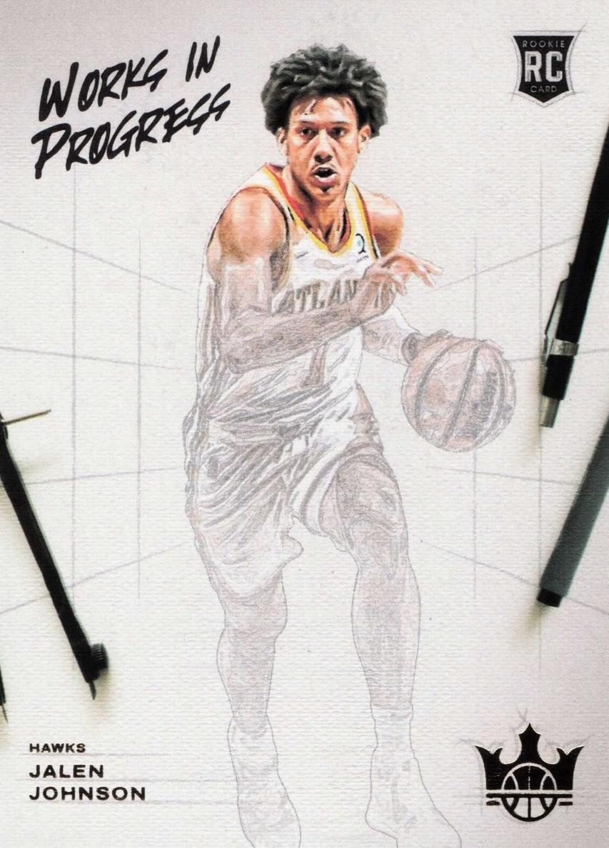 2021 Panini Court Kings Basketball Jalen Johnson #23