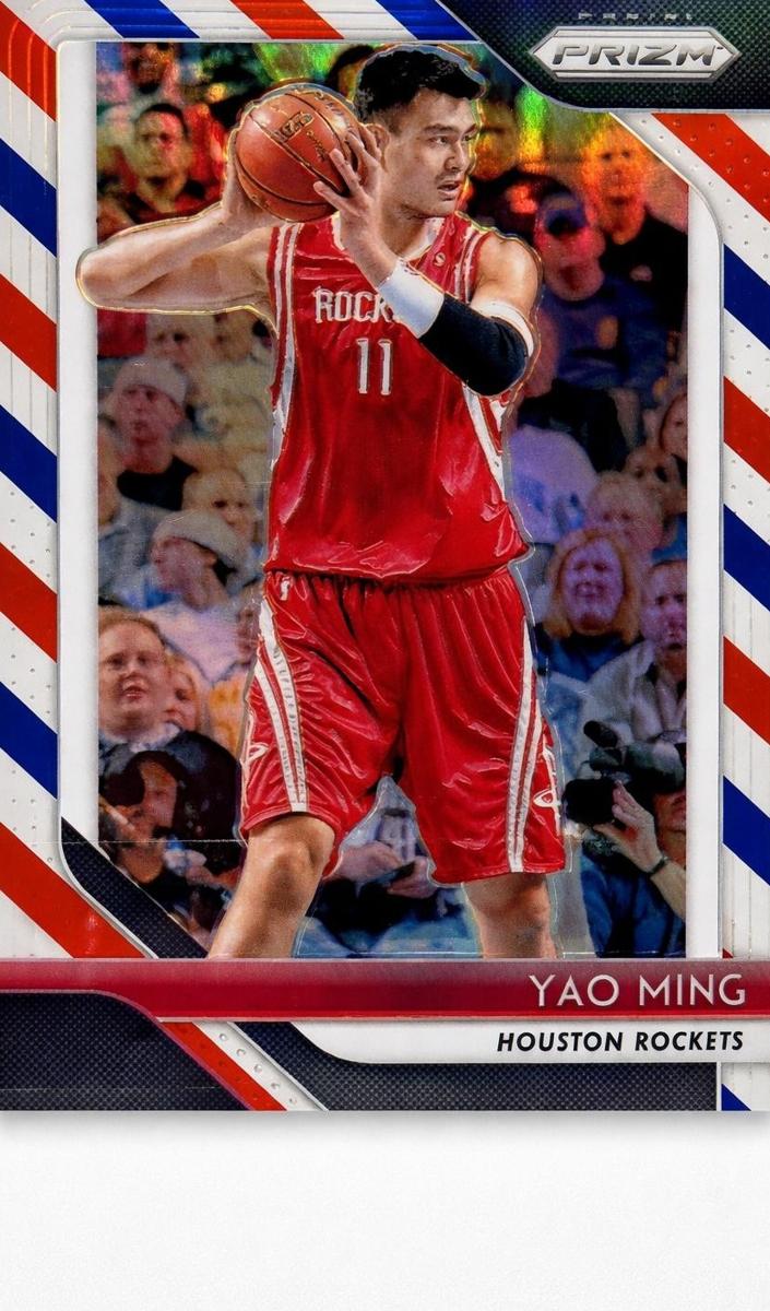 2018 Panini Prizm Basketball Prizms Red White Blue Yao Ming #135