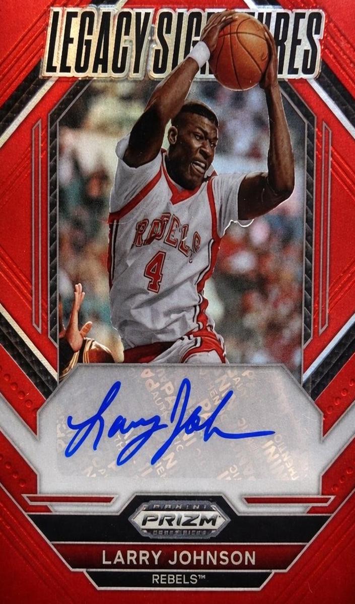 2023 Panini Prizm Draft Picks Basketball Red Larry Johnson #LS-LYJ