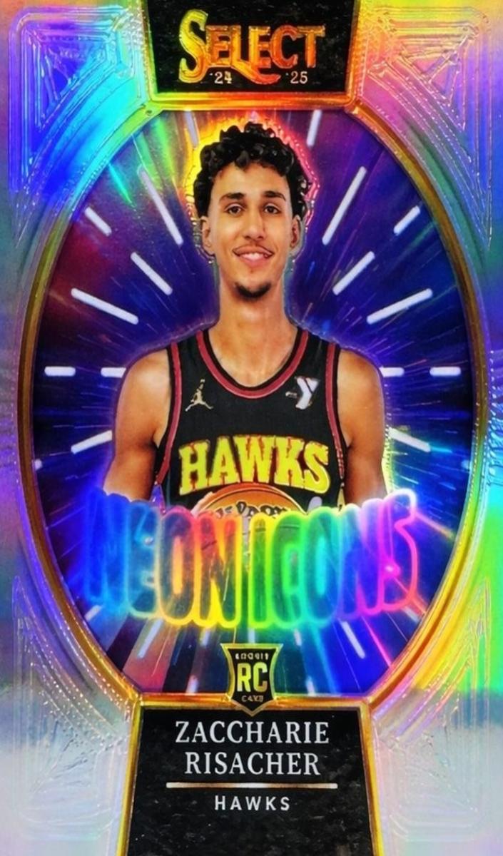 2024 Panini Select Basketball Silver Zaccharie Risacher #25