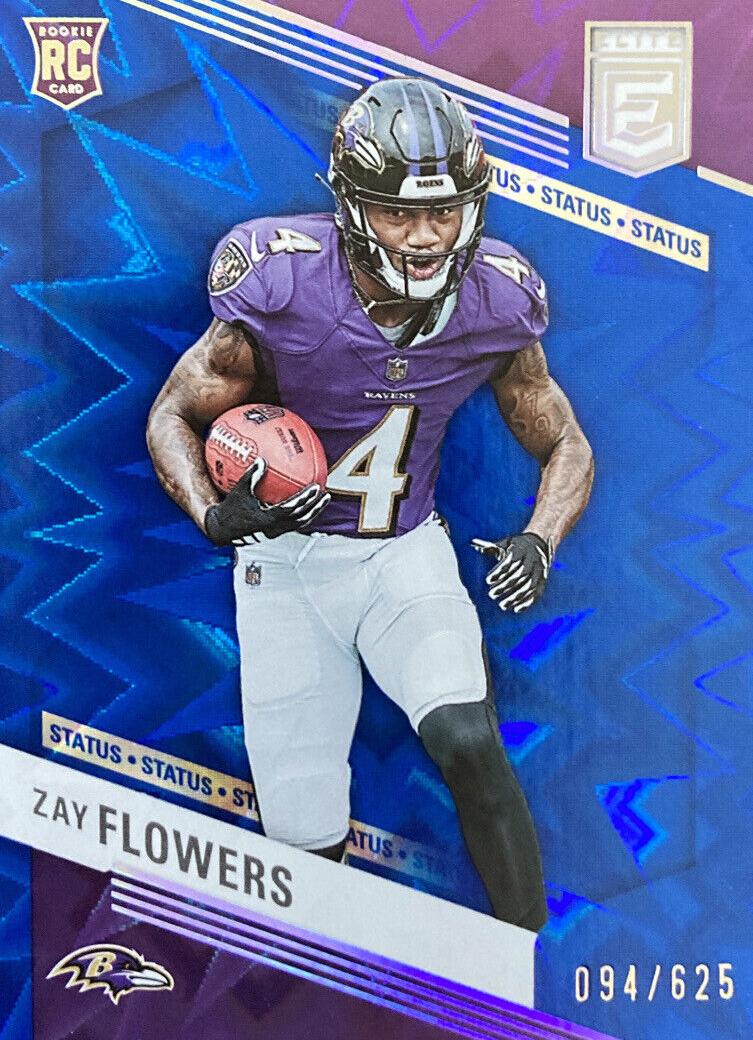 2023 Donruss Elite Football Status Explosion Zay Flowers #200