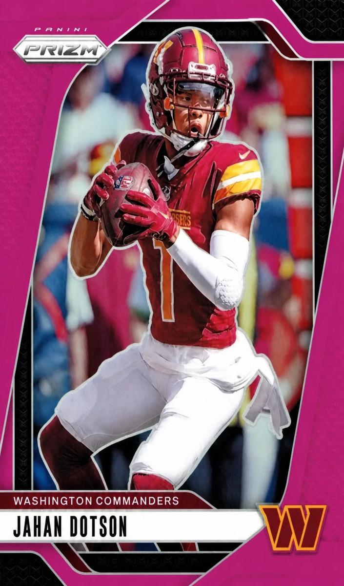 2024 Panini Prizm Football Pink Jahan Dotson #290