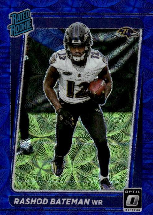 2021 Donruss Optic Football Blue Scope Rashod Bateman #210