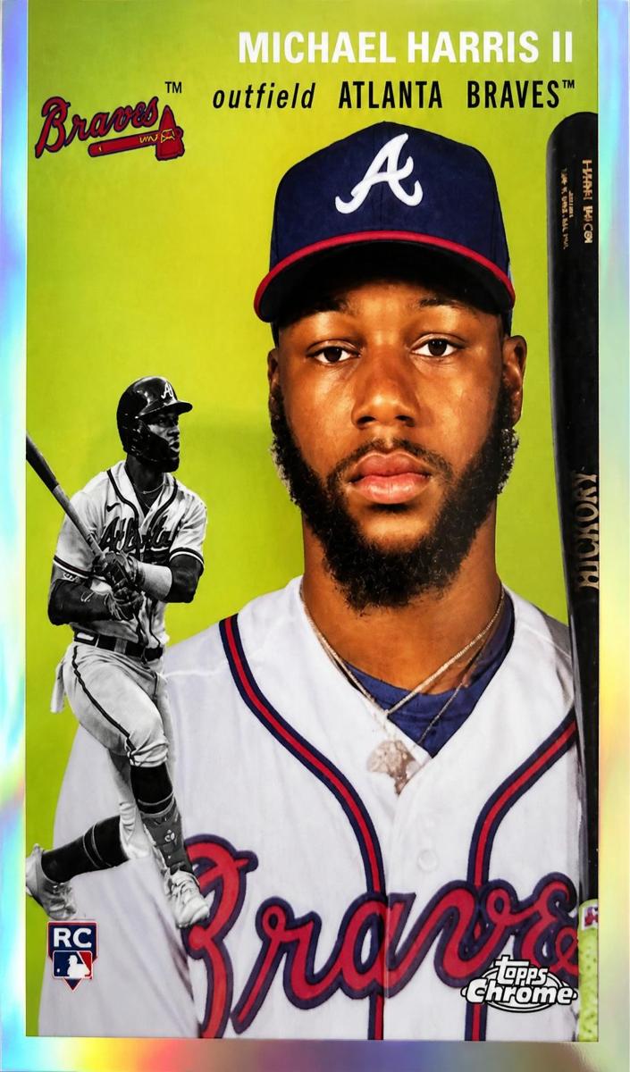 2023 Topps Chrome Platinum Baseball Refractor Michael Harris II #450