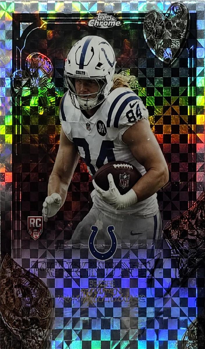 2025 Topps Chrome Football X-Fractor Tyler Warren #F15-30