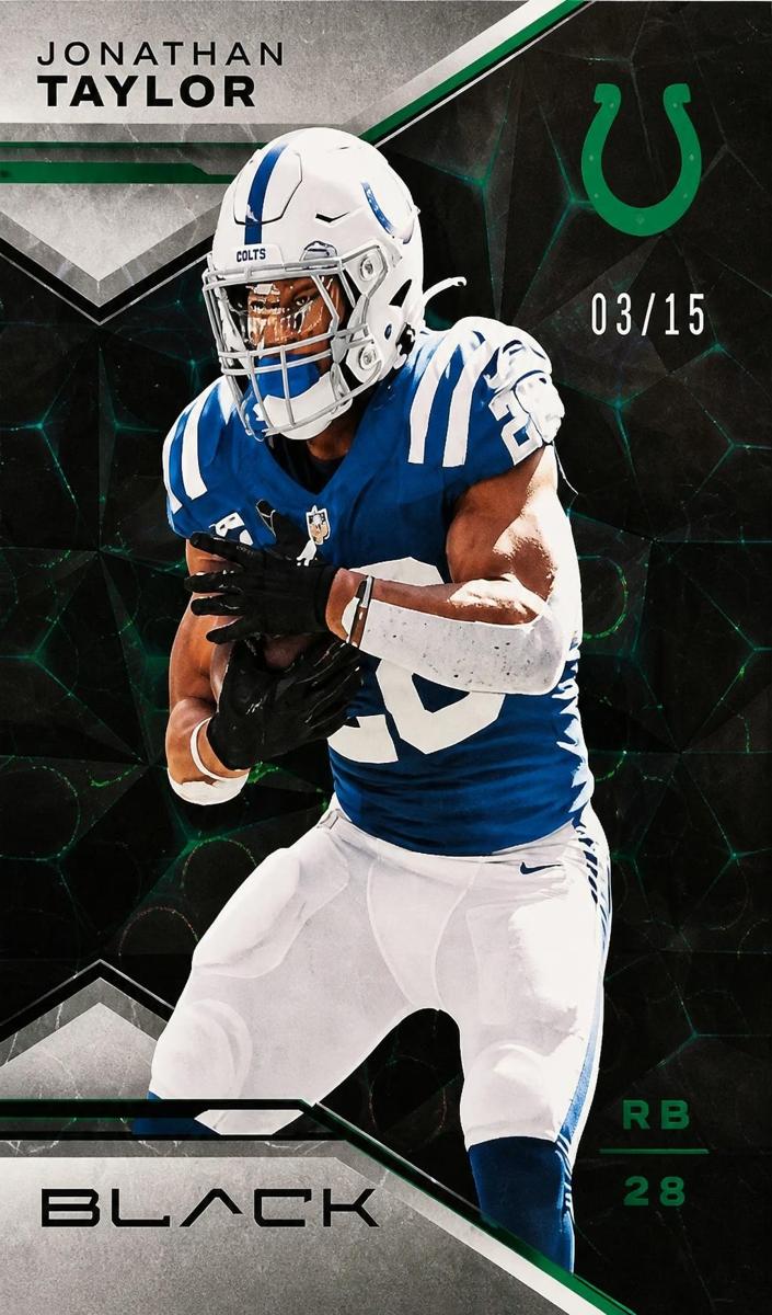 2023 Panini Black Football Emerald Jonathan Taylor #47