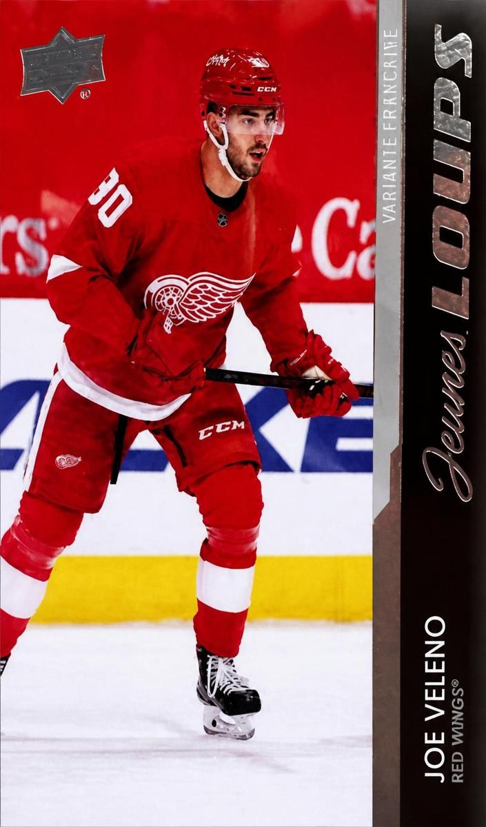 2021 Upper Deck Hockey French Joe Veleno #212 PSA 9