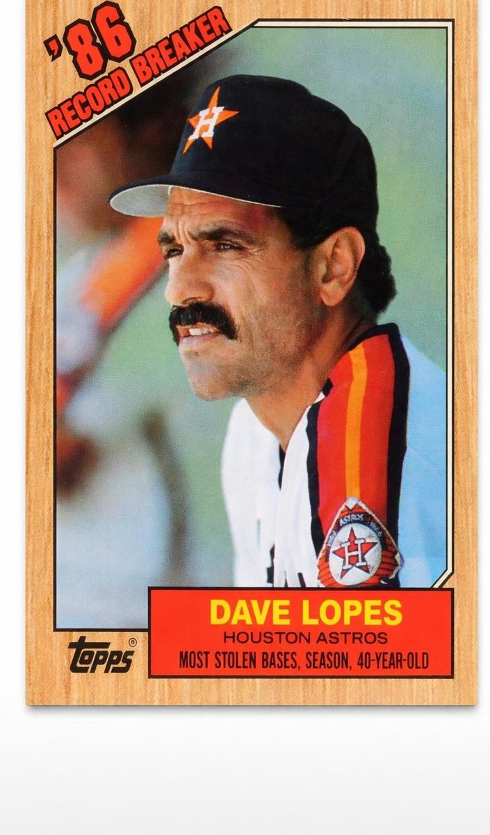 1987 Topps Baseball Dave Lopes #4 PSA 10