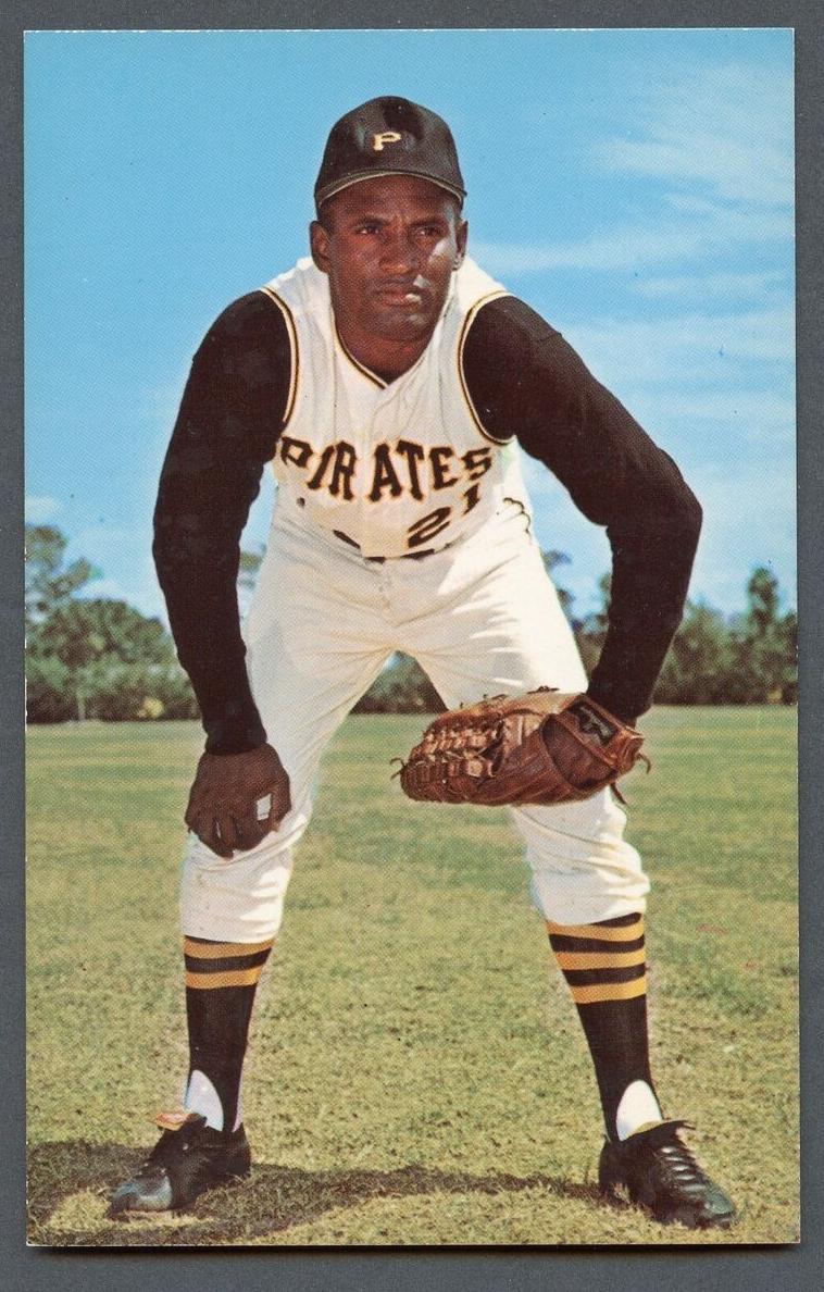 1968 Dexter Press Postcards Baseball Roberto Clemente #NNO