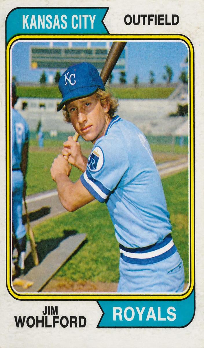 1974 O-Pee-Chee Baseball Jim Wohlford #407 PSA 9