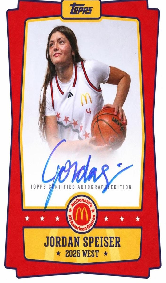 2025 Topps Chrome McDonald's All American Basketball Jordan Speiser #EA-JS