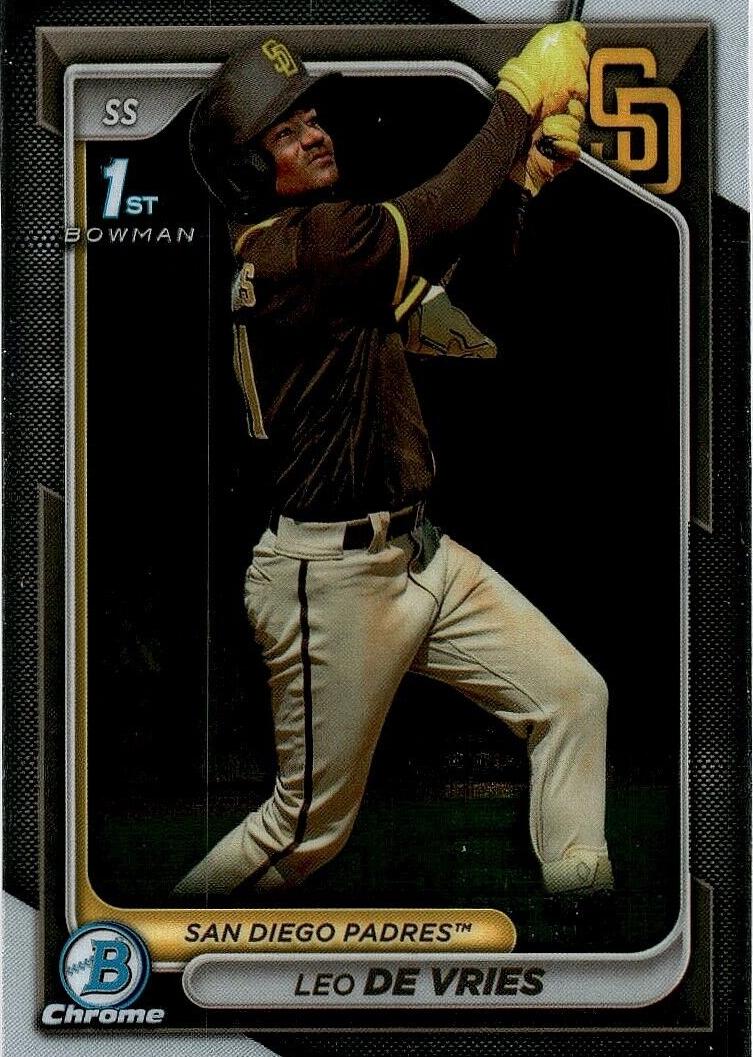 2024 Bowman Chrome Prospects Baseball Leo De Vries #BCP-179