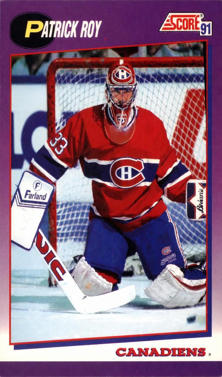 1991 Score American Hockey Patrick Roy #75 PSA 9