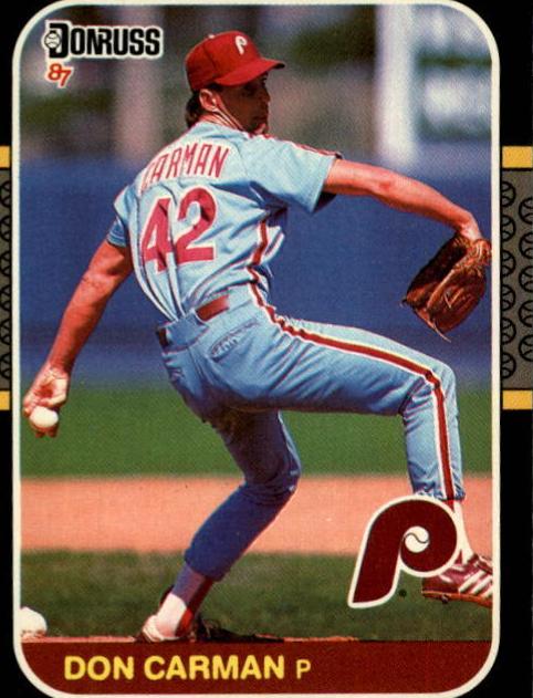 1987 Donruss Baseball Don Carman #432