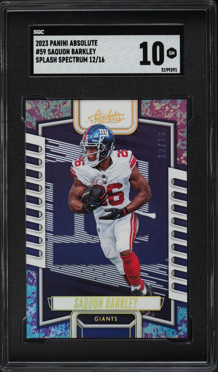 2023 Panini Absolute Football Spectrum Splash Saquon Barkley #59
