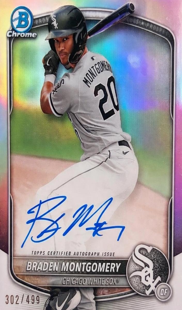 2025 Bowman Chrome Prospects Baseball Refractor Braden Montgomery #CPA-BM