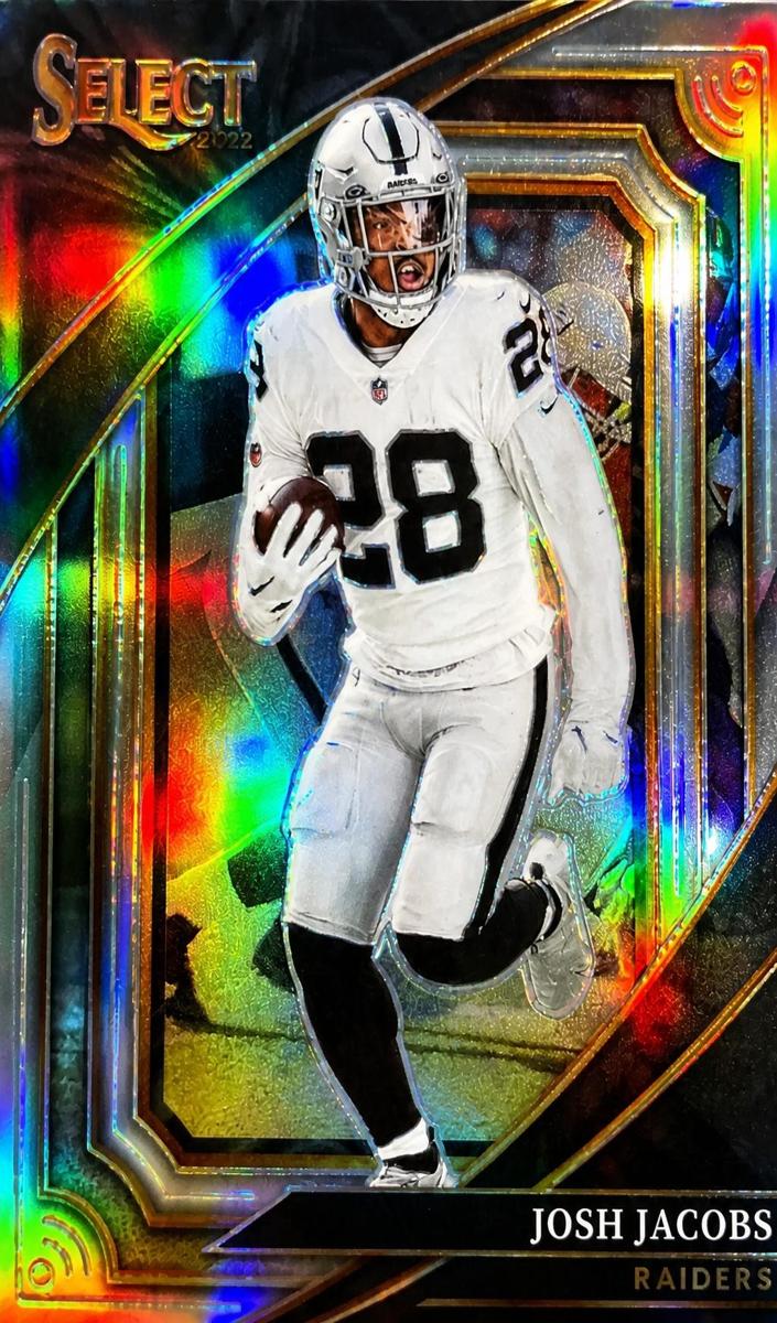 2022 Panini Select Football Silver Prizm Josh Jacobs #374