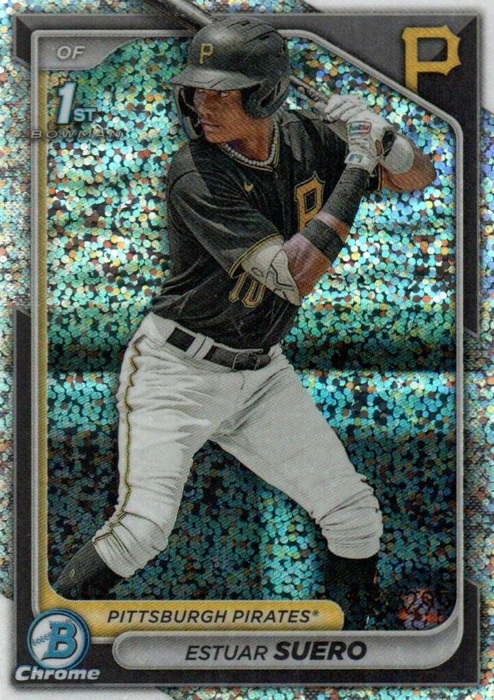 2024 Bowman Chrome Prospects Baseball Speckle Estuar Suero #BCP-63
