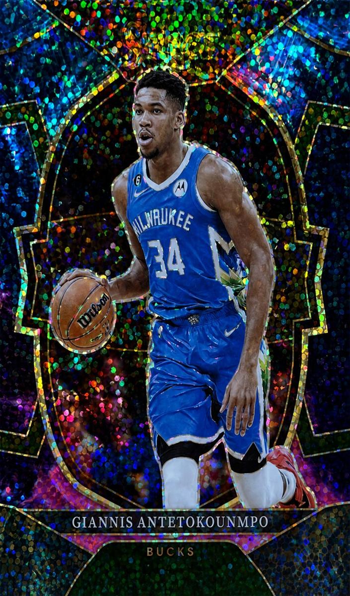 2022 Panini Select Basketball Cosmic Giannis Antetokounmpo #61