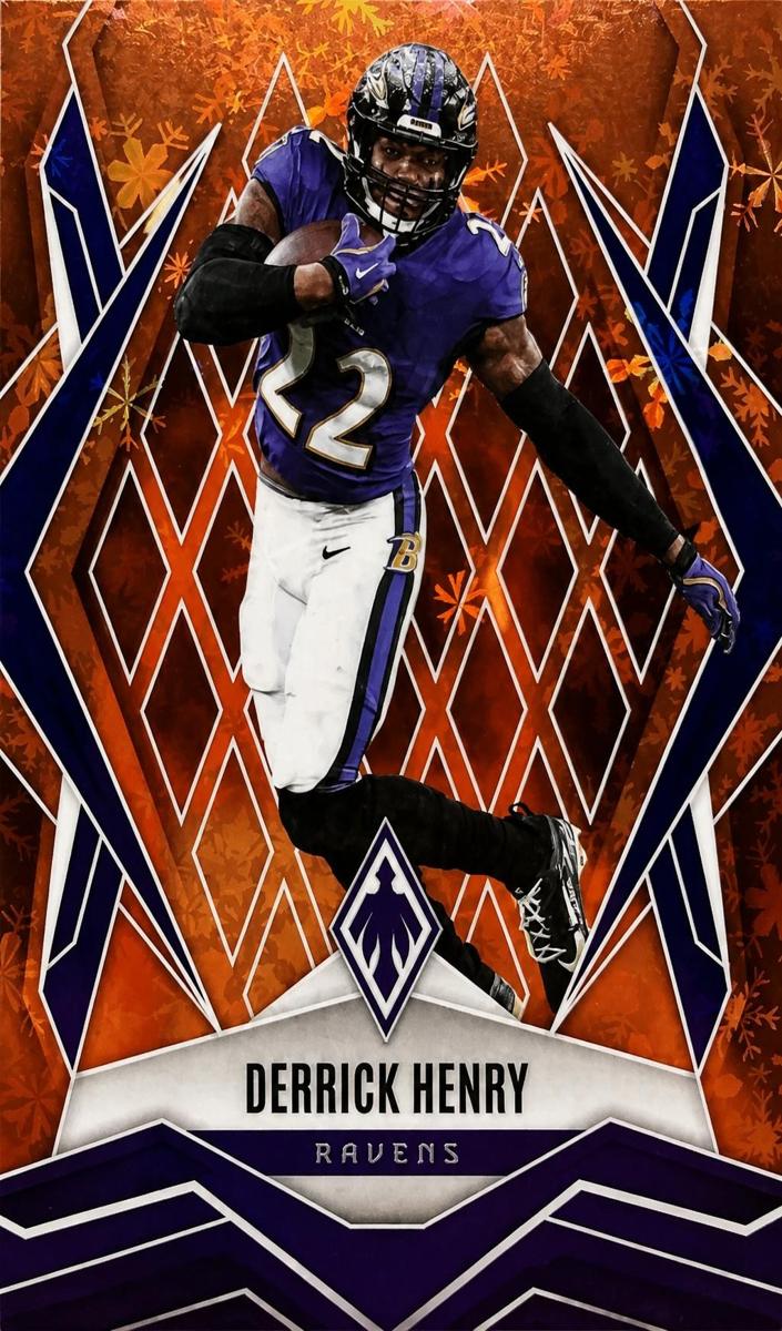 2025 Panini Phoenix Football Orange Winter Derrick Henry #10